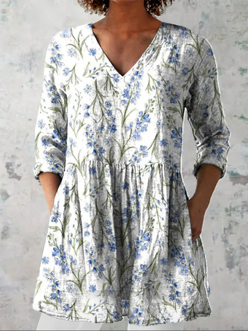 Hannah | Blusa larga con escote en V