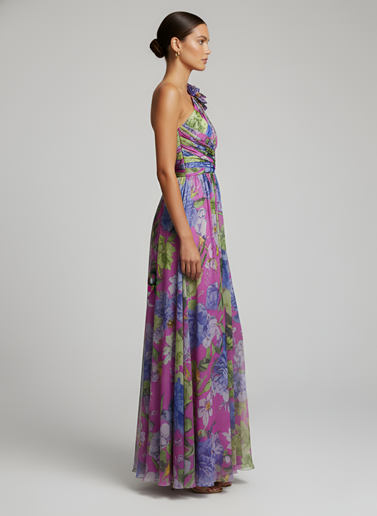 Daniela™ | Vestido Floral Asimétrico de Impacto
