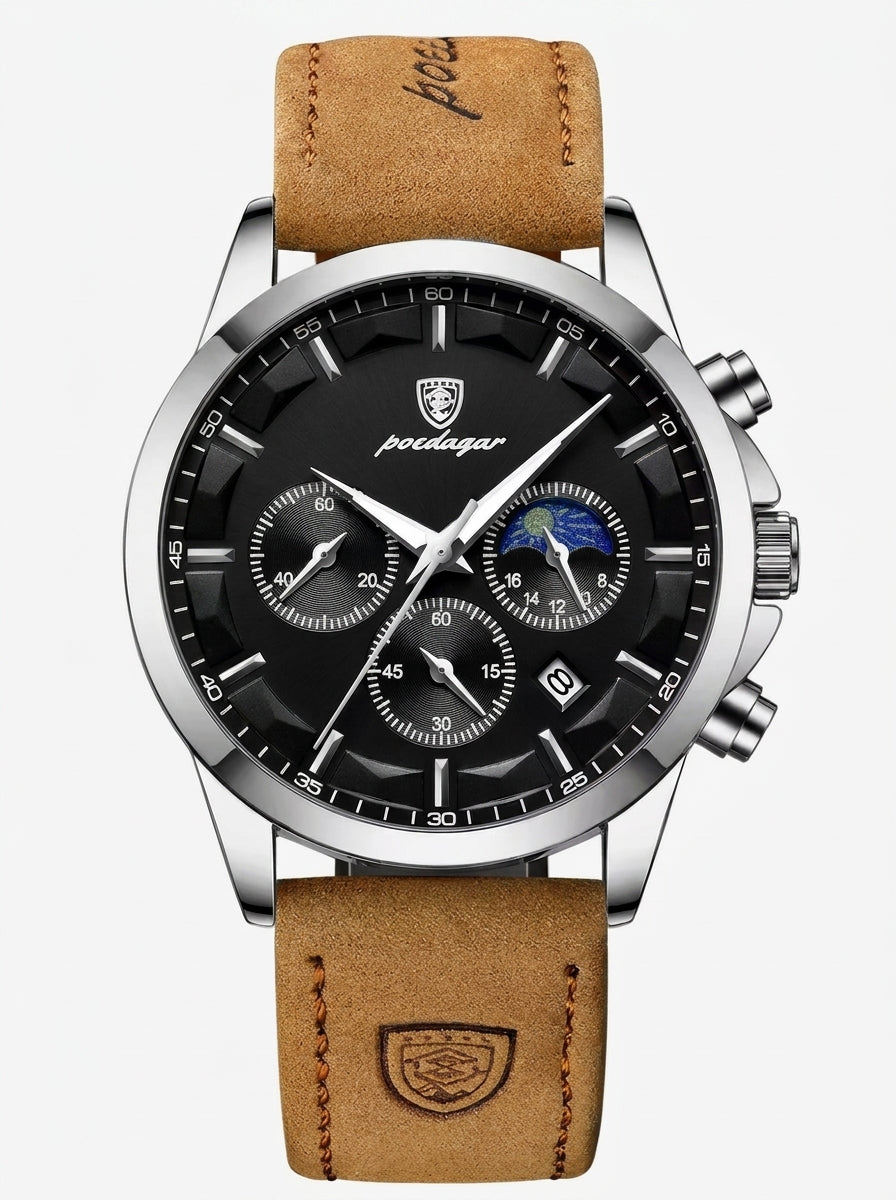 RELOJ DE HOMBRE BENYAR ELEGANTE Y CON CORREA DE CUERO.