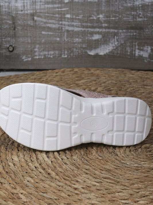 Sandalias de plataforma transpirables de punto para mujer: ligeras y cómodas