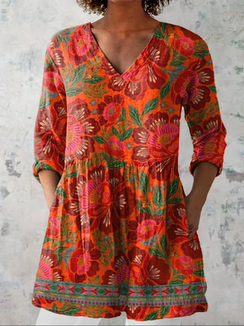 Mariona | Blusa larga con escote en V