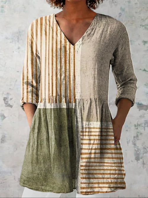 Camila | Blusa larga con escote en V
