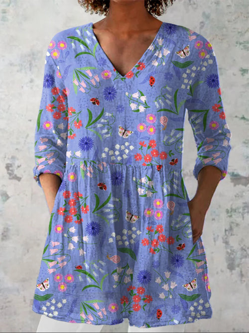 Alaya | Blusa larga con escote en V