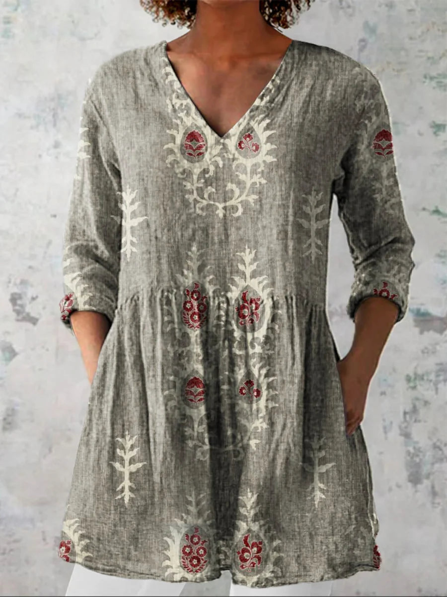 Elisa | Blusa larga con escote en V