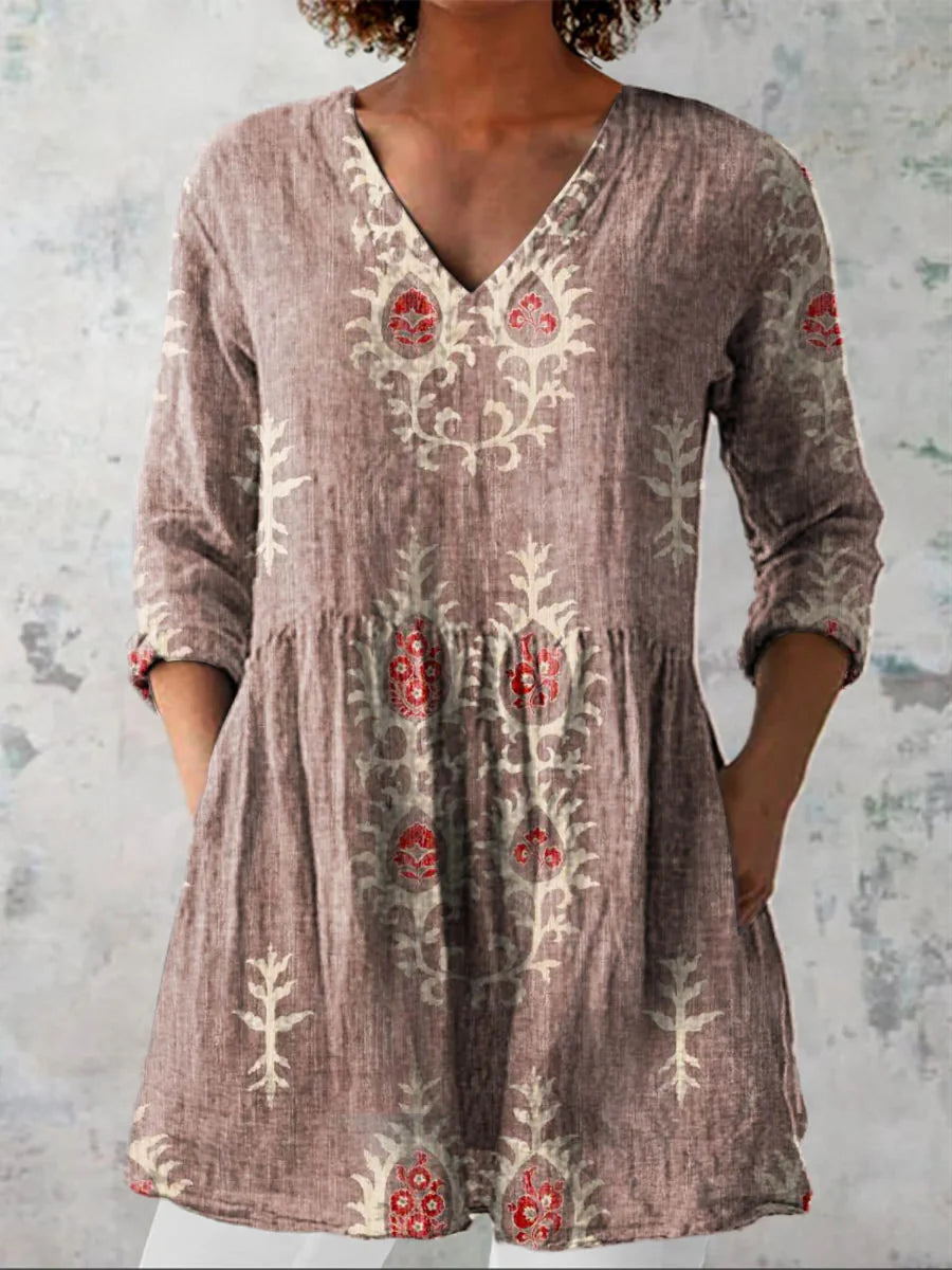 Elisa | Blusa larga con escote en V