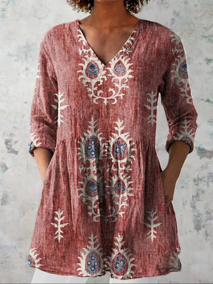 Elisa | Blusa larga con escote en V