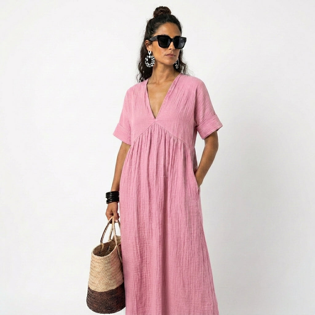 Viviana™ | Vestido largo sencillo