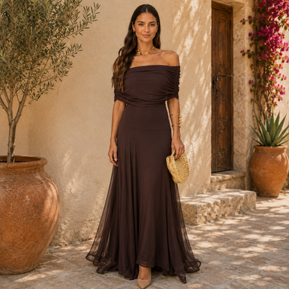 Vestido Toledo™ -  Elegancia Sofisticada en Cada Detalle