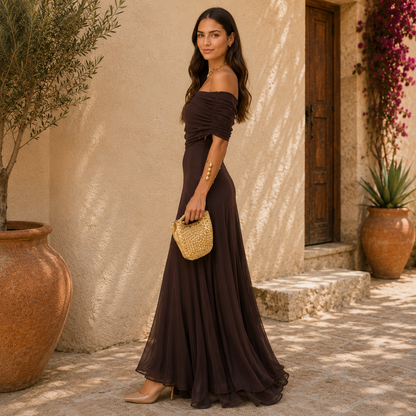 Vestido Toledo™ -  Elegancia Sofisticada en Cada Detalle