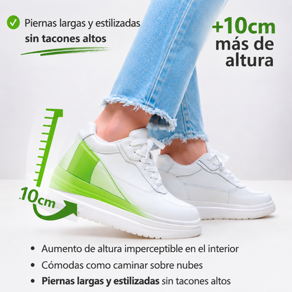 ZAPATOS CON TACÓN BLANCOS CLÁSICOS UNISEX