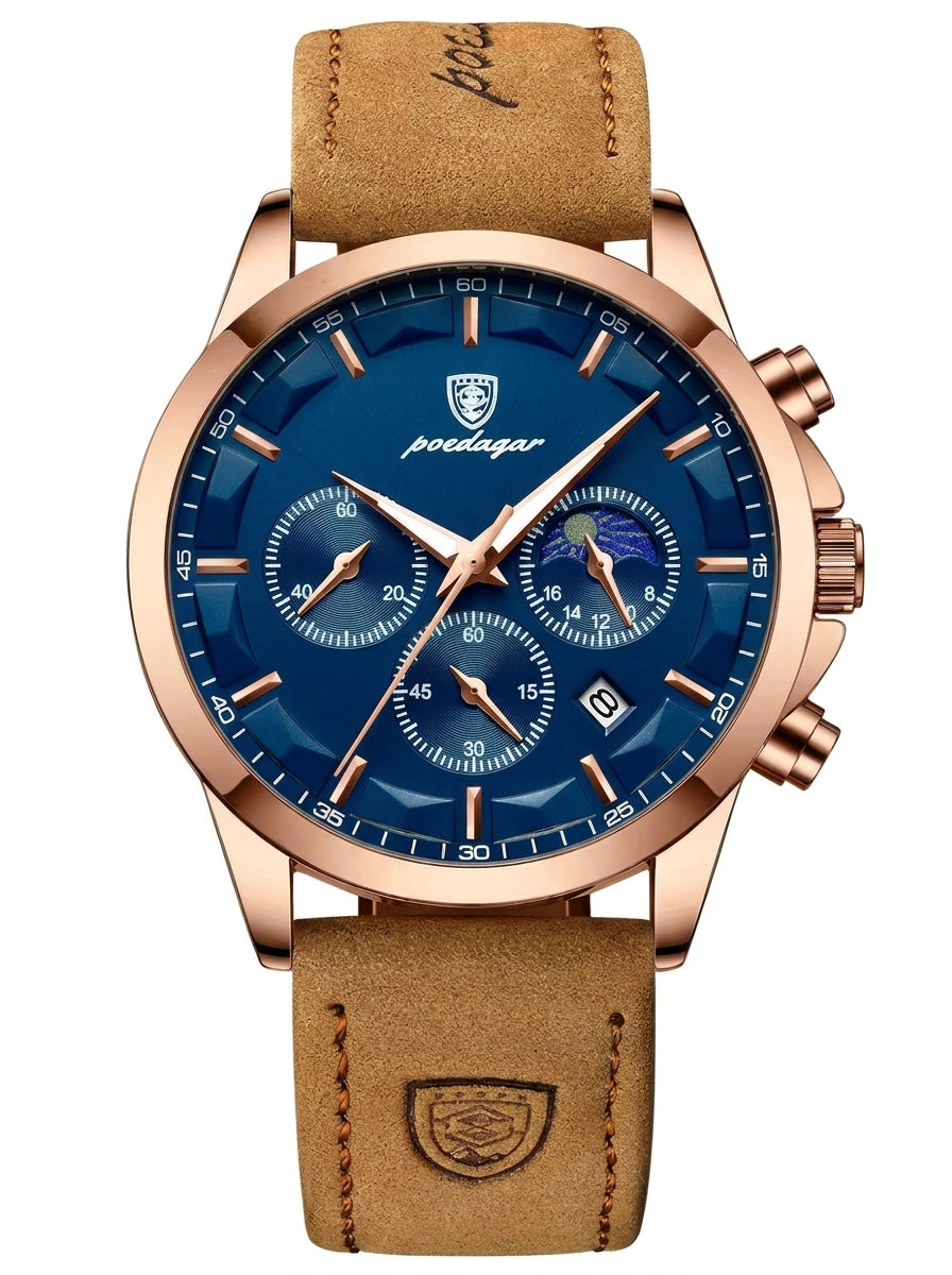 RELOJ DE HOMBRE BENYAR ELEGANTE Y CON CORREA DE CUERO.