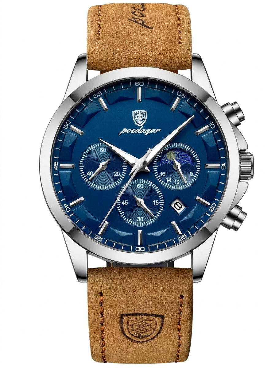 RELOJ DE HOMBRE BENYAR ELEGANTE Y CON CORREA DE CUERO.