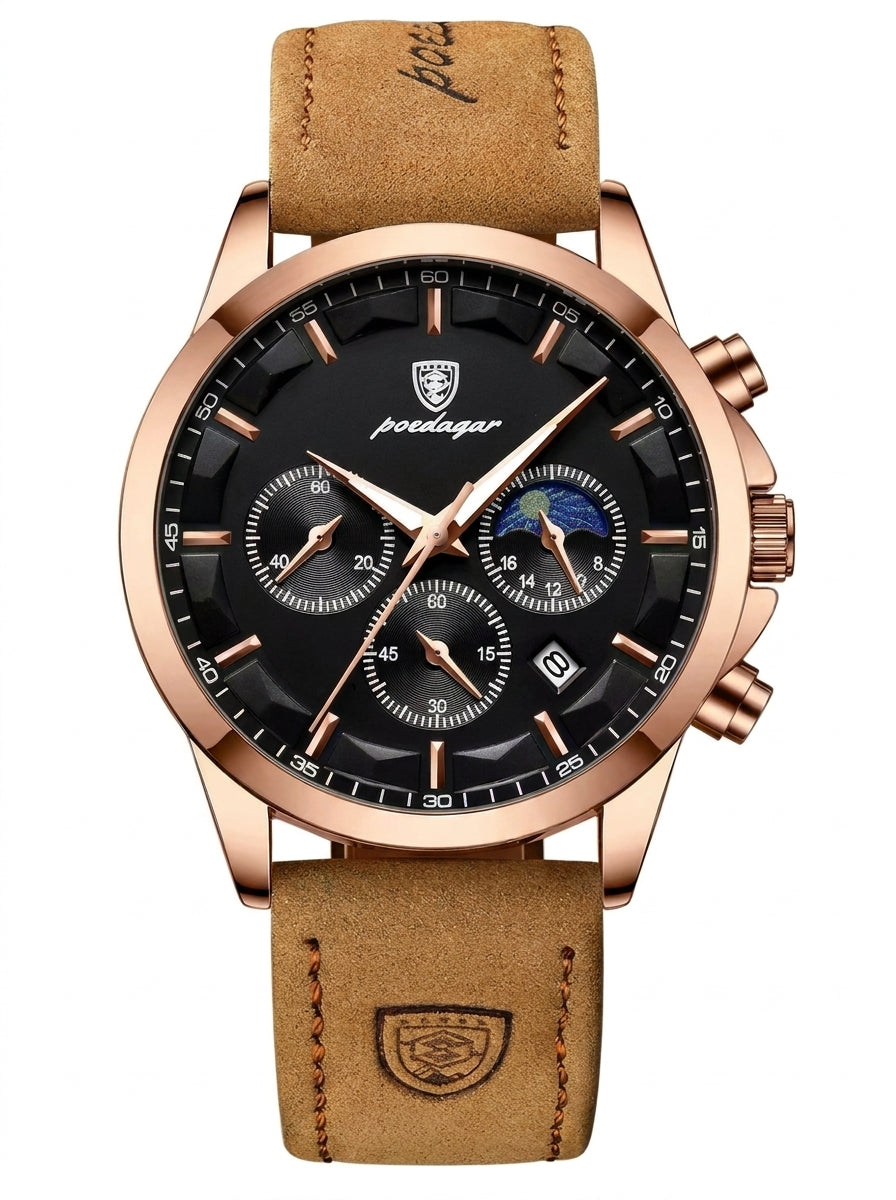 RELOJ DE HOMBRE BENYAR ELEGANTE Y CON CORREA DE CUERO.