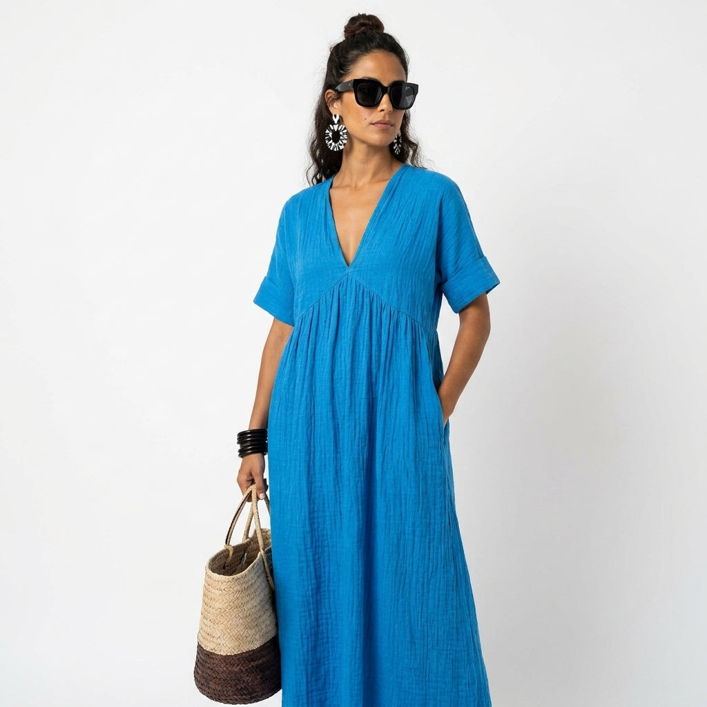 Viviana™ | Vestido largo sencillo