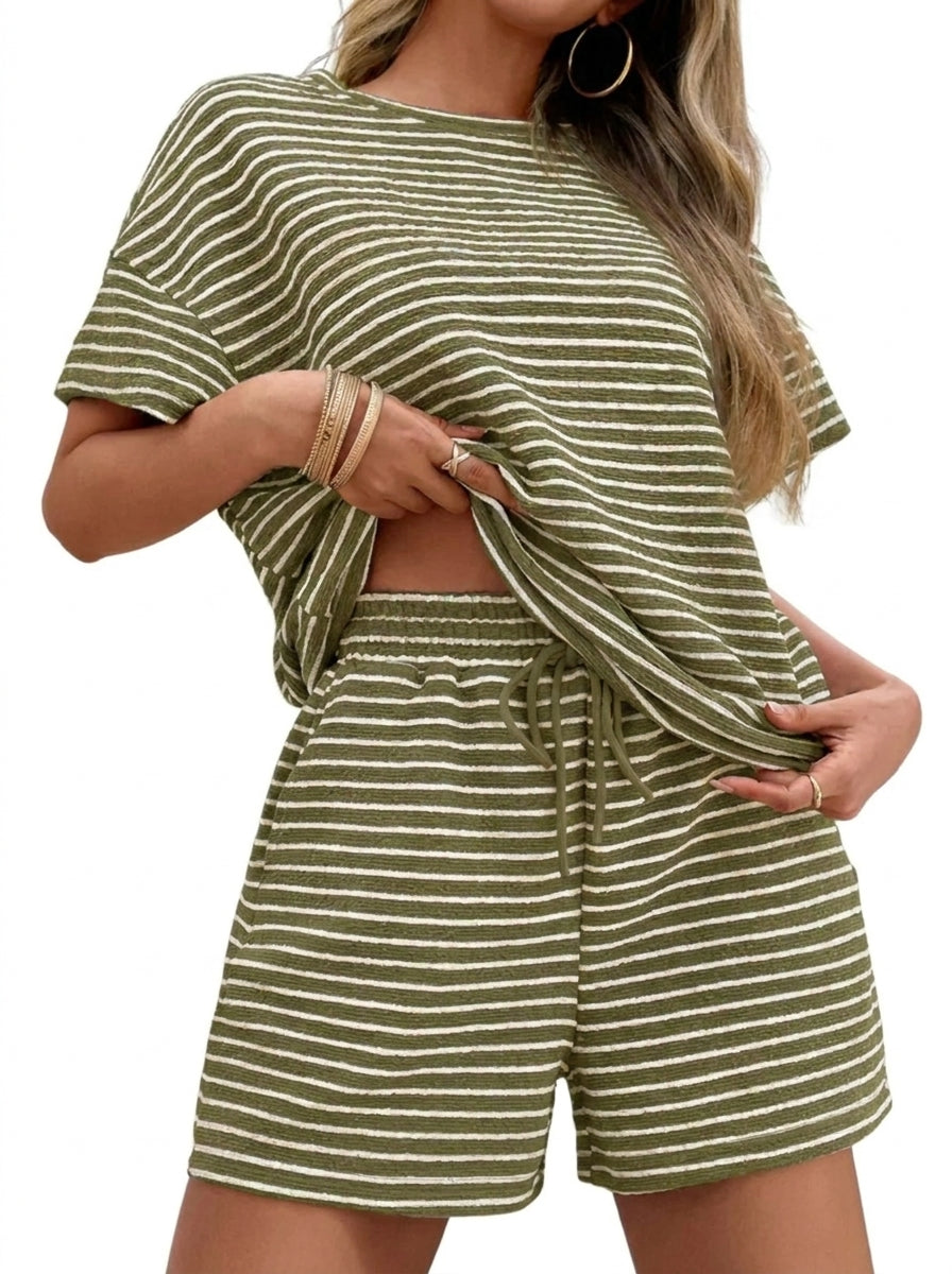 TOOTSIE – Conjunto de estar con cordón ajustable y rayas