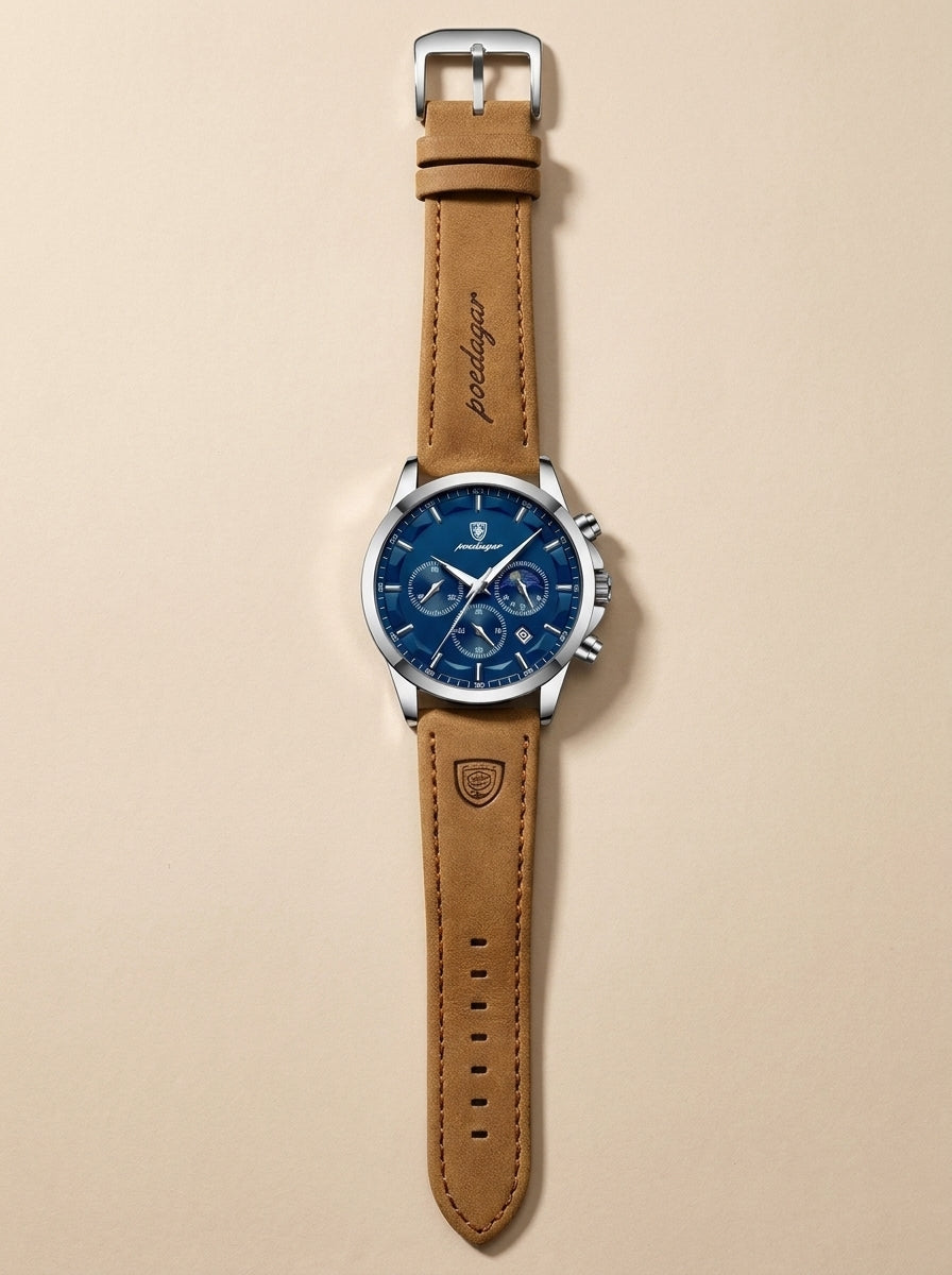 RELOJ DE HOMBRE BENYAR ELEGANTE Y CON CORREA DE CUERO.