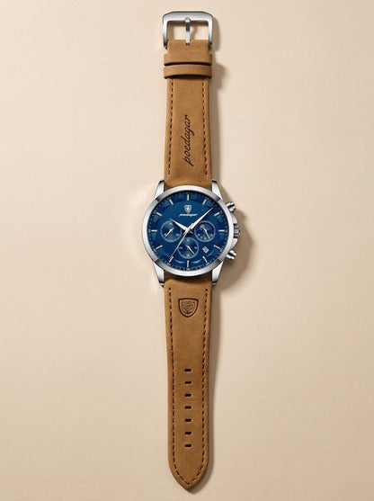 RELOJ DE HOMBRE BENYAR ELEGANTE Y CON CORREA DE CUERO.