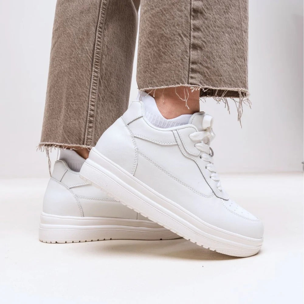 ZAPATOS CON TACÓN BLANCOS CLÁSICOS UNISEX