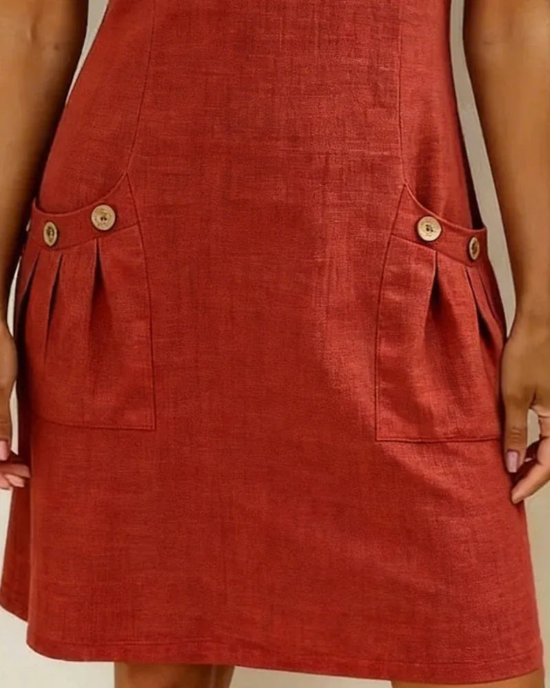 Lunavaje® | Vestido de algodón con cremallera