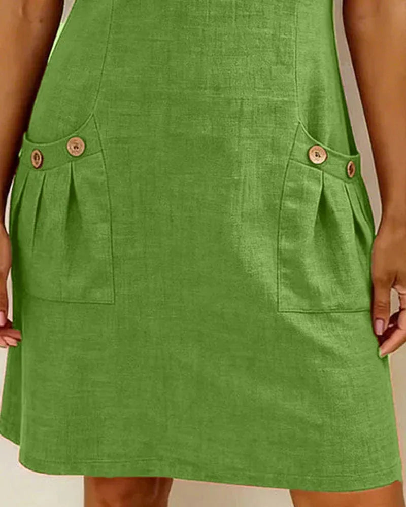 Lunavaje® | Vestido de algodón con cremallera
