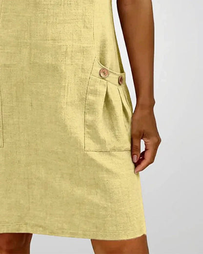 Lunavaje® | Vestido de algodón con cremallera