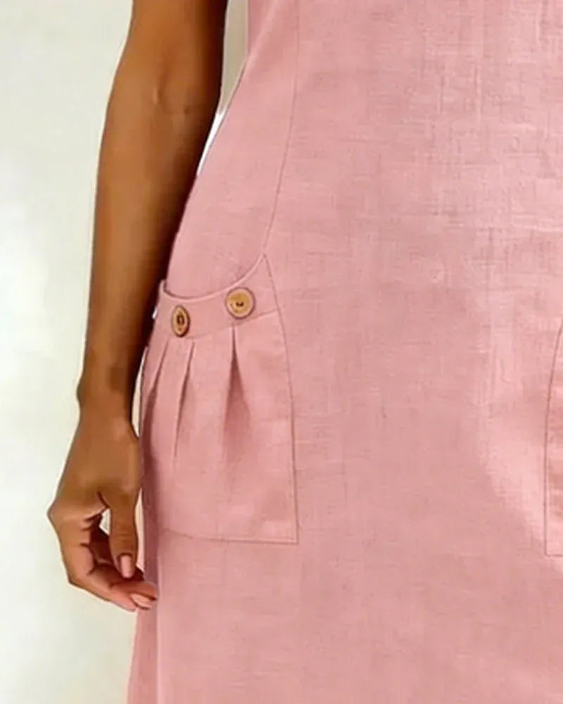 Lunavaje® | Vestido de algodón con cremallera