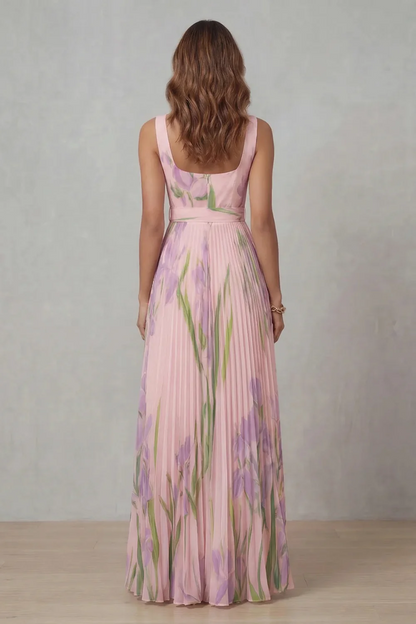 Gabriela™ | Vestido Floral Elegante con Caída Plisada
